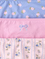 Girls Bow Bikini Underwear 7-Pack