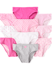 Girls Butterfly Bikini Underwear 10-Pack