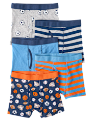 Lot de 5 boxers de sport pour garçons