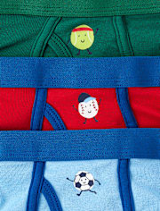 Toddler Boys Sports Brief Underwear 7-Pack