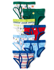 Toddler Boys Sports Brief Underwear 7-Pack