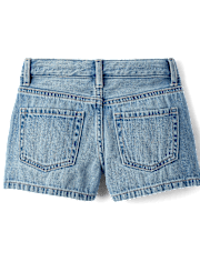 Girls Kuromiâ¢ Rhinestone Denim Shortie Shorts