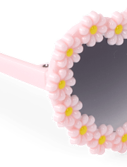 Toddler Girl Floral Heart Sunglasses
