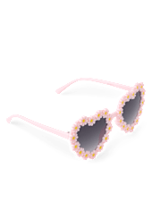 Toddler Girl Floral Heart Sunglasses