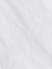 Girls Lace Microfiber Tights