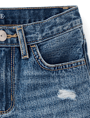Short en jean déchiré pour enfants