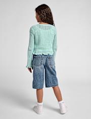 Kids Ripped Denim Jorts