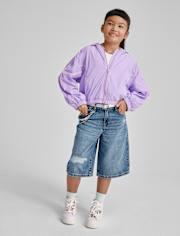 Kids Ripped Denim Jorts