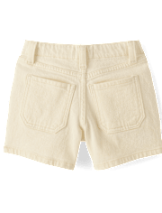 Girls Utility Baggy Denim Shorts
