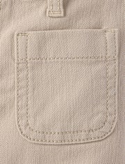 Shorty décontracté à poches plaquées pour filles