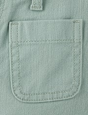 Girls Patch Pocket Relaxed Shortie Shorts