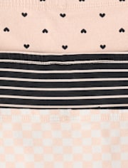 Girls Leopard Hipster Underwear 7-Pack