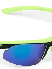 Lunettes de soleil de sport colorblock pour garçons