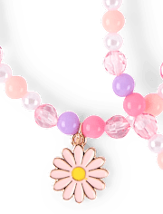 Girls Beaded BFF 4-Piece Jewelry Set