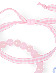 Girls Gingham Bracelet 4-Pack