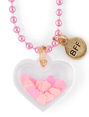 Girls Shakey Heart BFF Necklace 3-Pack