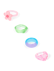 Girls Ring 4-Pack