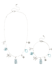 Girls Charm 2-Piece Jewelry Set