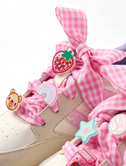 Girls Shoelace & Star Shoe Charm 7-Piece Set