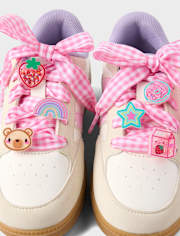 Girls Shoelace & Star Shoe Charm 7-Piece Set