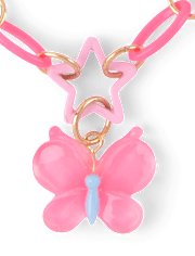 Girls Butterfly Bag Charm