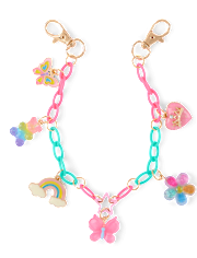 Girls Butterfly Bag Charm