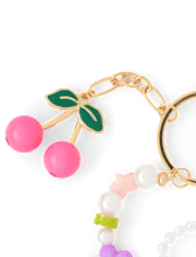 Girls Cherry Bag Charm