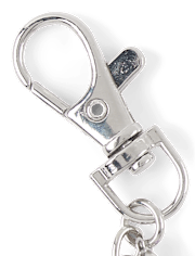 Girls Beaded Heart Chain Bag Charm