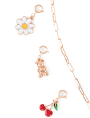 Girls DIY Charm Necklace 7-Piece Set