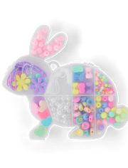 Girls DIY Beaded Bracelet Bunny Set