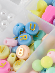 Girls DIY Beaded Bracelet Bunny Set