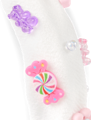 Girls Charm Top Knot Headband