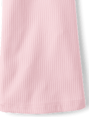 Leggings côtelés taille haute évasés pour filles