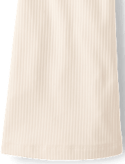 Leggings côtelés taille haute évasés pour filles