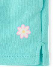 Girls Graphic French Terry Shorts