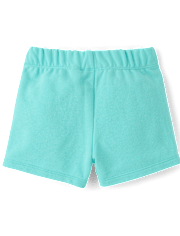Girls Graphic French Terry Shorts