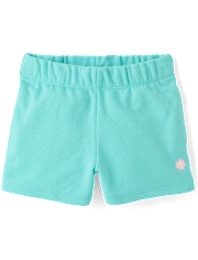Girls Graphic French Terry Shorts