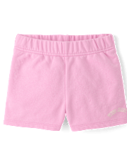 Girls Graphic French Terry Shorts
