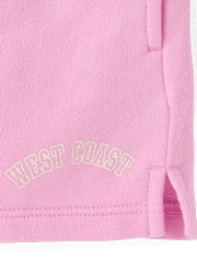 Girls Graphic French Terry Shorts