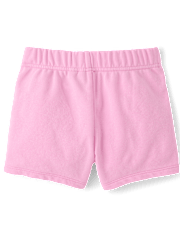 Girls Graphic French Terry Shorts