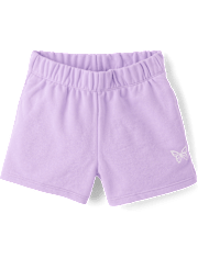 Girls Graphic French Terry Shorts