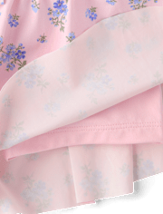 Girls Quick Dry Floral Flowy Shorts