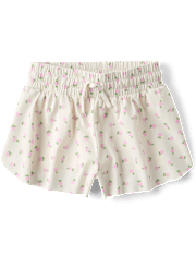 Girls Quick Dry Floral Flowy Shorts