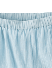 Girls Textured Ruffle Skort