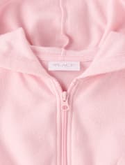 Girls Premium Fleece Zip Up Hoodie