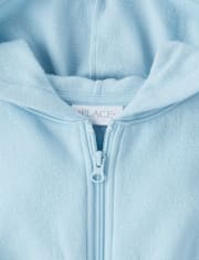 Girls Premium Fleece Zip Up Hoodie