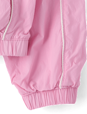 Veste coupe-vent contrastée pour filles