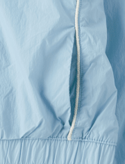 Girls Contrast Windbreaker Jacket