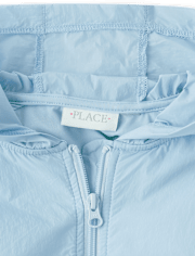 Veste coupe-vent contrastée pour filles