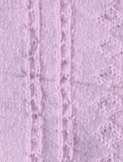 Girls Rosette Scalloped Midi Socks 6-Pack